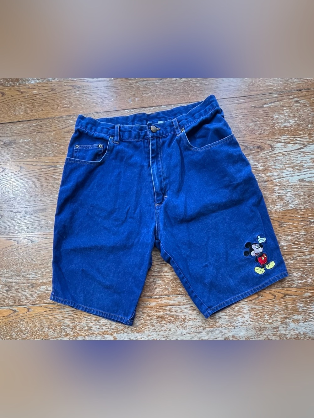 Vintage Mickey Unlimited Denim Shorts Size 32